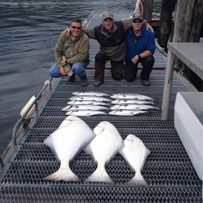 Ucluelet fishing charters big halibut